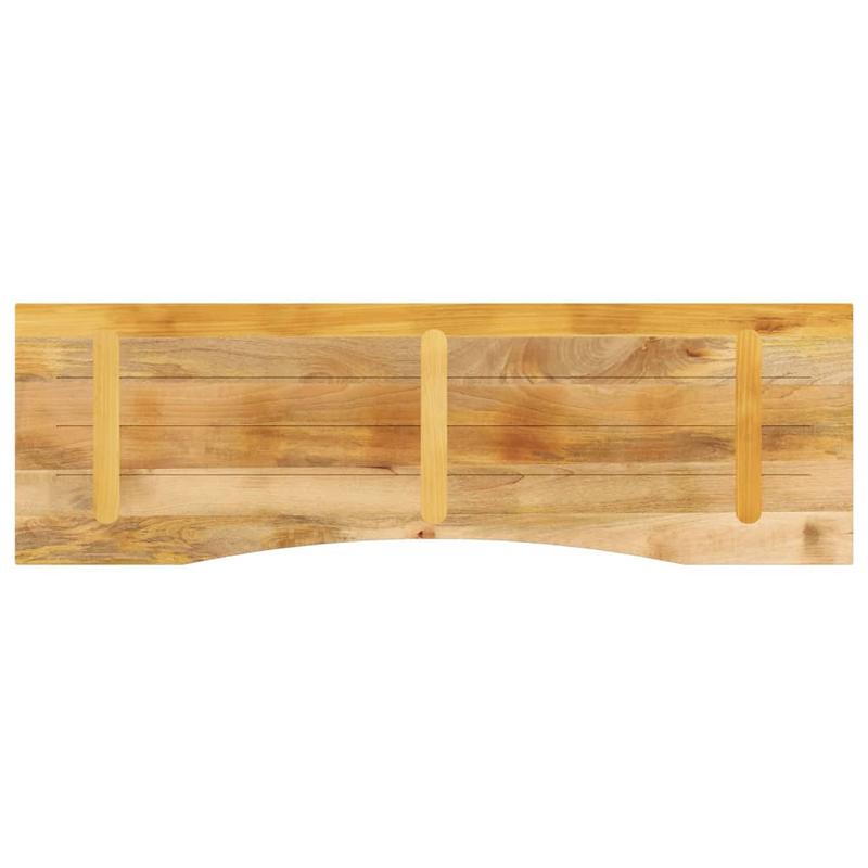 Bureaublad Mangohout – Tafelblad – Werkblad – Bureaublad – Massief Houten Blad – Met Inzet – 160x50x2,5 cm – Duurzaam & Stoer