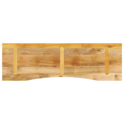Bureaublad Mangohout – Tafelblad – Werkblad – Bureaublad – Massief Houten Blad – Met Inzet – 160x50x2,5 cm – Duurzaam & Stoer
