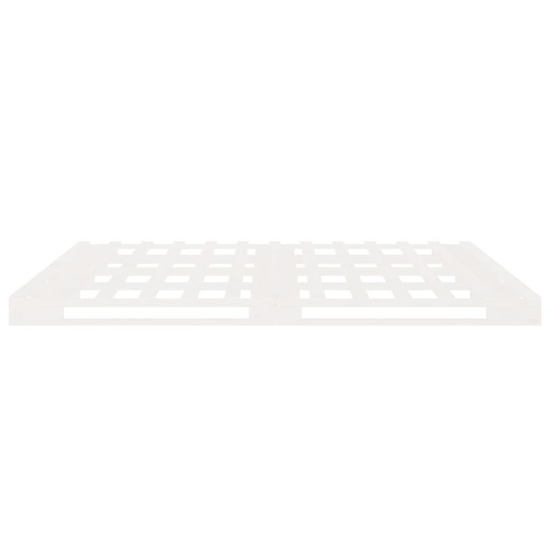 Bedframe – Ledikant – Slaapkamerset – Houten Bed – Grenen Bed – Massief Grenenhout – Wit – 180x200 cm – Stevig & Duurzaam