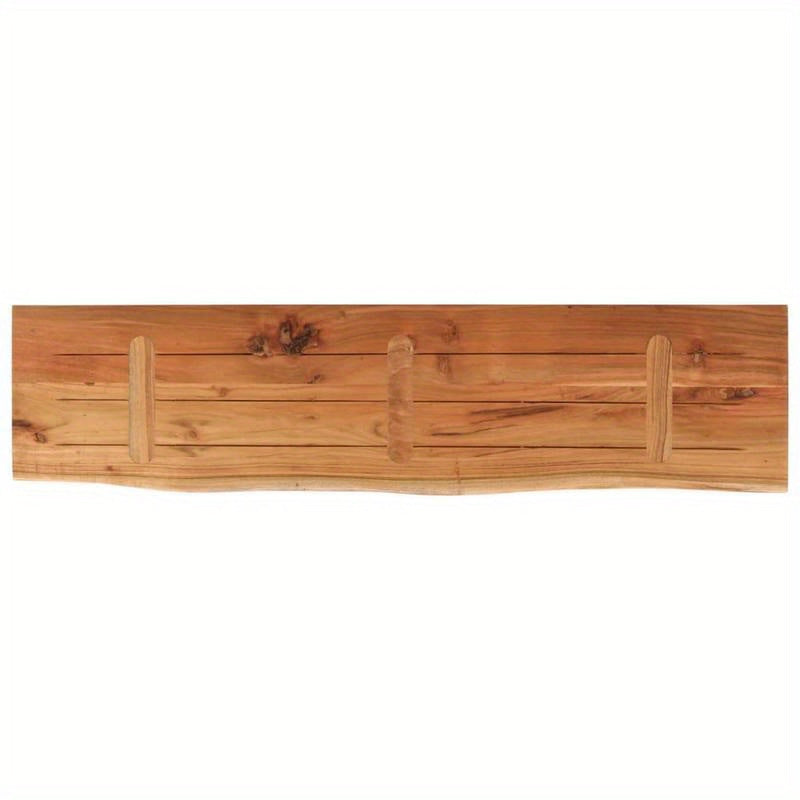 Wandplank – Muurplank – Plank – Zwevende Plank – Houten Plank – Acaciahout Massief – 120x30x2,5 cm – Boomrand Design