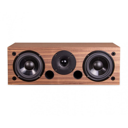 Center Speaker – Home Cinema Speaker – Middentoner – Surround Speaker – Audio Speaker – Dual-Way Driver Systeem – Notenhouten Afwerking