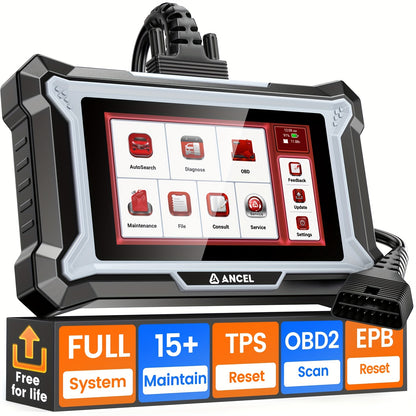 OBD2 Scanner – Autodiagnose Tool – Foutcodelezer – Diagnosetester – Diagnoseapparaat – 15+ Resetfuncties – Automatische Voertuigherkenning