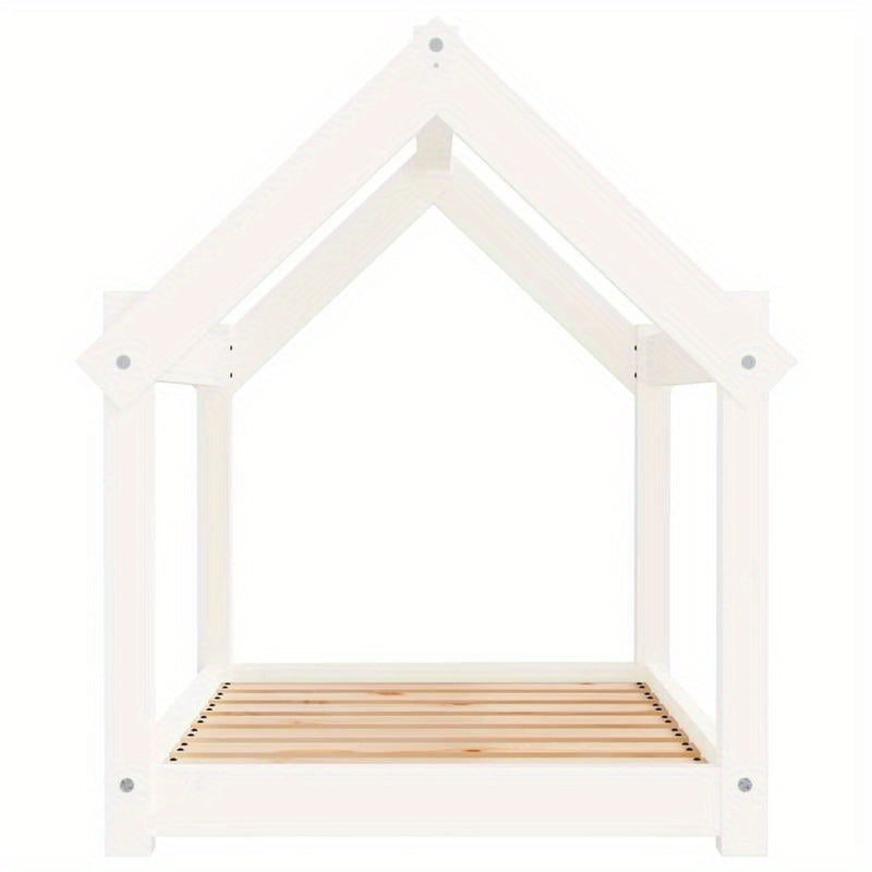White Dog Bed 81x60x70cm Spacious and Transparent Clean and Beautiful Comfortable and Breathable Sturdy and Durable Versatile for Home Suitable for Small-Medium Dogs, Dog Bed Cosy, Extra Large Dog Beds, Elevated Pet Bed, Heav