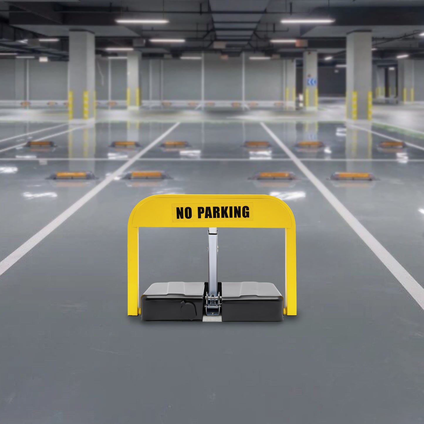 Wielklem – Parkeerbeveiliger – Auto Blokkering – Parkeerpaal – Parkeerplaats Slot – Aluminiumlegering – Afstandsbediening – Snelle Vergrendeling in 3 Seconden