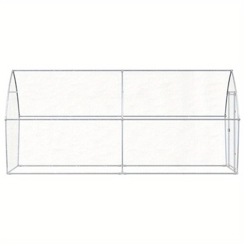 Dierenkooi – Konijnenhok – Knaagdierkooi – Kleine Dierenren – Huisdierenkooi – Metalen Frame – 400x105x182 cm – Weerbestendig – Veilig Slot