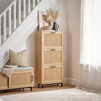 Ladekast – Commode – Opbergkast – Kledingkast – Ladenkast – Modern Design – 5 Lade – Wit – 60x38x100 cm – Handvalloos – Duurzaam