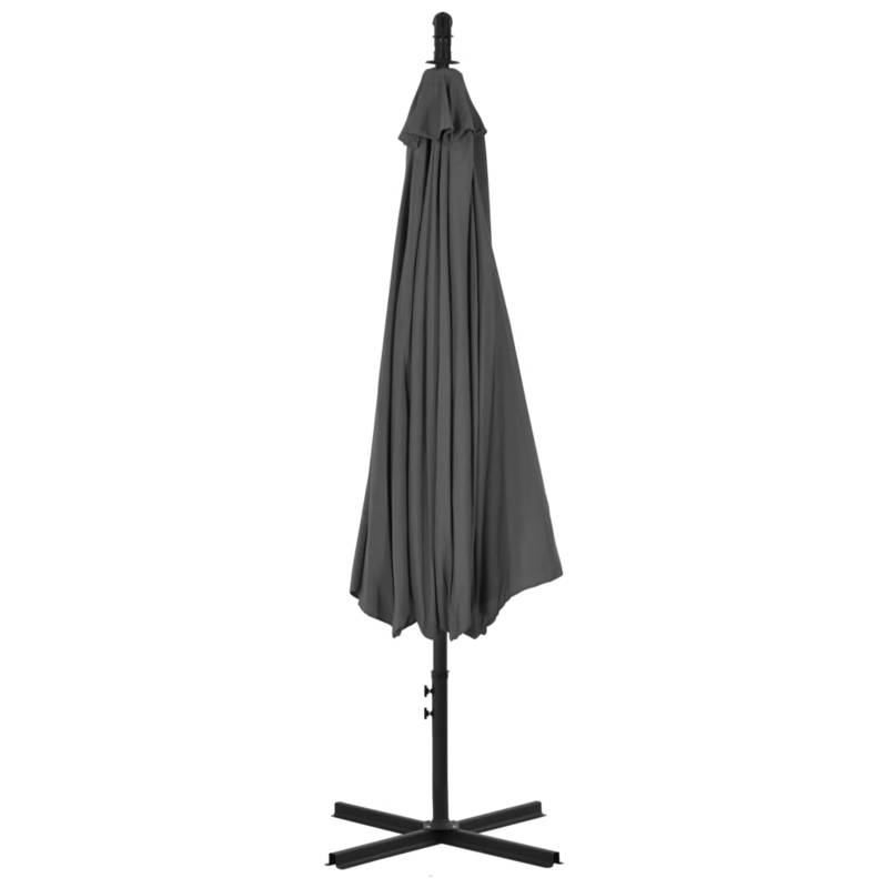 Zwevende Parasol – Hangende Parasol – Tuin Parasol – Balkon Parasol – 300 Cm Diameter – Stalen Paal – Crank Systeem