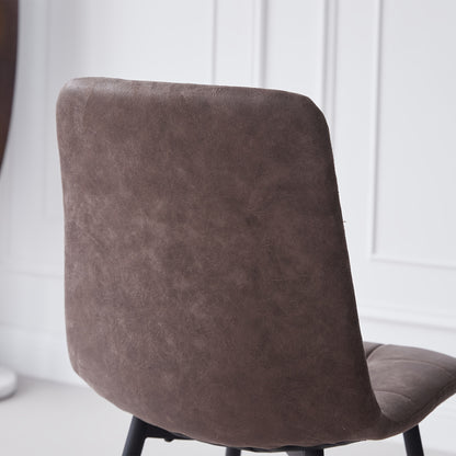 Eetkamerstoel – Kuipstoel – Keukenstoel – Stoel – Set Van 4 – Mid-Century Design – Ergonomisch – Vlekbestendige Stoffen Bekleding