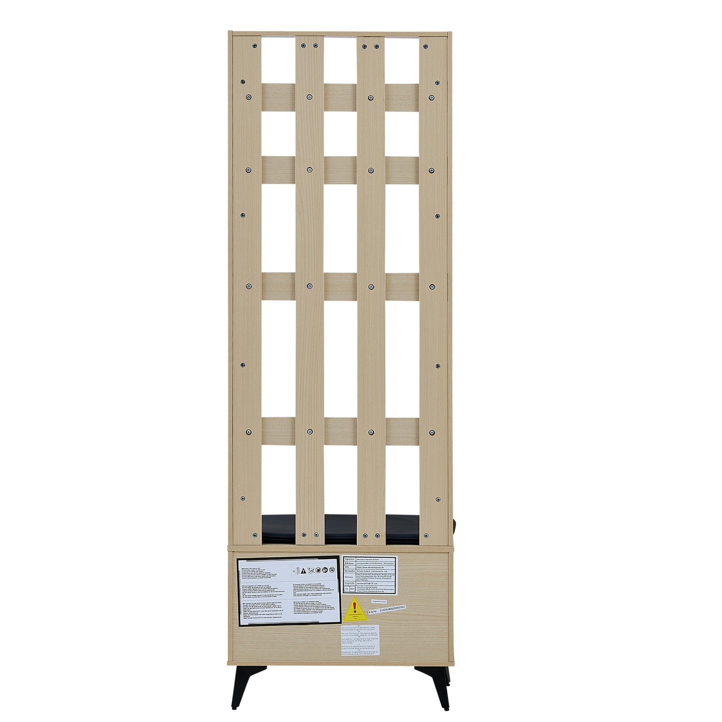 Kapstok – Wandkapstok – Halmeubel – Jashaak – Schoenenbank – Modern Houtlook – Zithoek Met Zachte Bekleding – Opbergruimte Met Dubbele Deuren