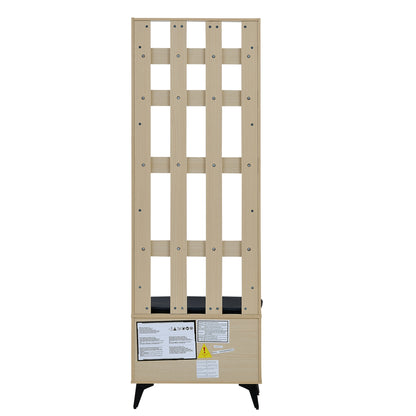 Kapstok – Wandkapstok – Halmeubel – Jashaak – Schoenenbank – Modern Houtlook – Zithoek Met Zachte Bekleding – Opbergruimte Met Dubbele Deuren
