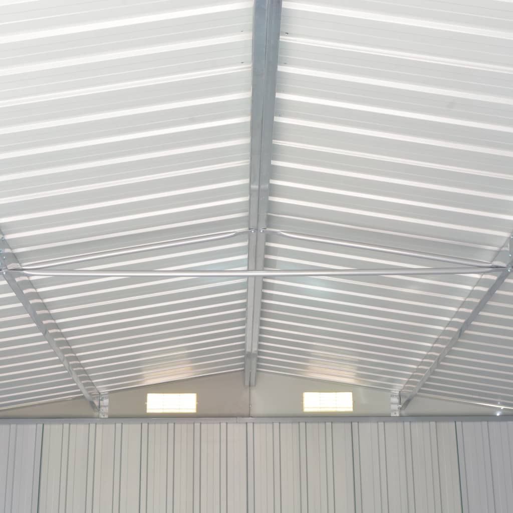 Tuinkast – Tuinberging – Tuinschuur – Berging – Opslagkast – Gegalvaniseerd Staal – Dubbele Schuifdeuren – Ventilatieopeningen – Antraciet