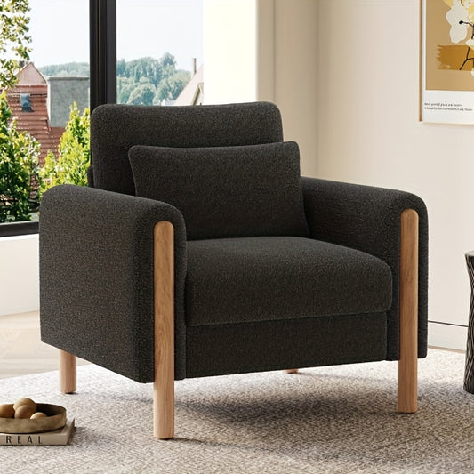 L-Vormige Hoekbank – Hoeksalon – Modulair Bankstel – Design Sofa – 4-Zits Bank – Diepe Brede Zitplaatsen – Bamboe Frame – Diepgrijs
