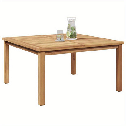 Coffee Table Bruin 85 X 85 X 45 Cm Solid Teak Wood Practical, Removable, Suitable for All Seasons