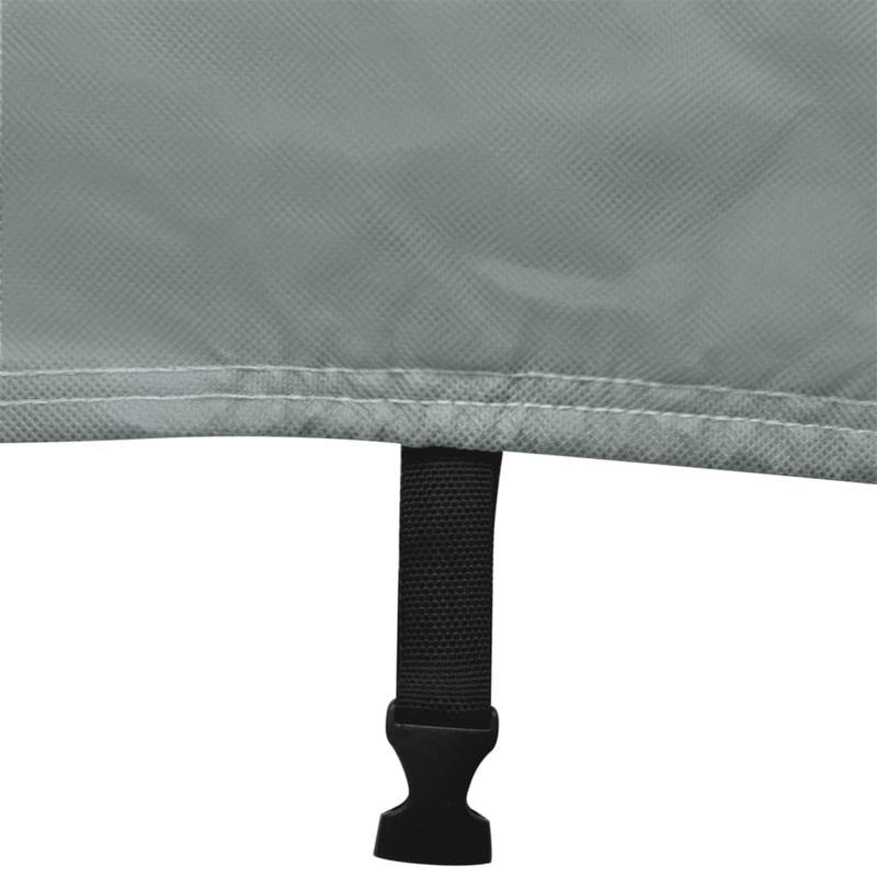 Caravanhoes – Caravanhoes Cover – Camperhoes – Beschermhoes – Trailerhoes – Grijs – 4,27-5,18 m – Waterbestendig Polypropyleen – Verstelbare Bevestigingsbanden