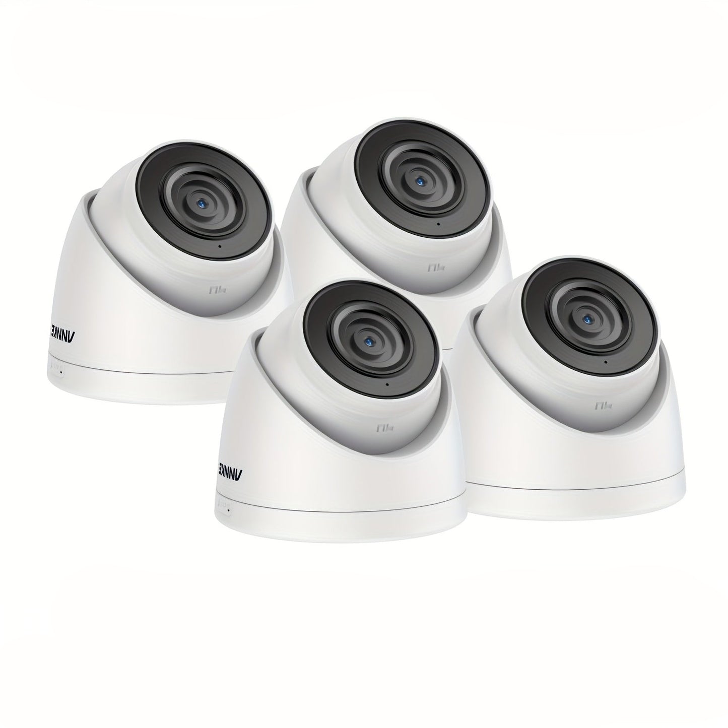 Beveiligingssysteem – Camera Set – CCTV Systeem – Observatiesysteem – Surveillance Kit – 8-Kanaals DVR met 4TB HDD – 4x 1080p Full HD Camera’s met Nachtzicht en AI Mens-/Voertuigdetectie