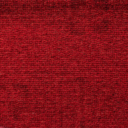 15pcs Self-Adhesive Stair Treads Non-Slip Rubber Step Covers - Red & Black Indoor/Outdoor Staircase Safety Grips, 65x21cm (25.6") Easy Peel & Stick Installation, Durable Non-Skid Surface for Home, Office, Hotel Stairs - Fit f