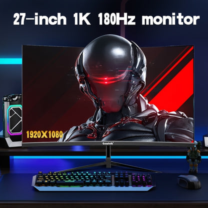 Gaming Monitor – Curved Monitor – Gaming Display – 27 Inch Scherm – Full HD – 180 Hz Refresh Rate – 1800R Kromming – VA Paneel