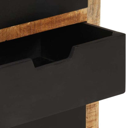 3-Drawer Dining Cabinet with Lockable Doors - Heavy-Duty Wood Construction, 55x35x60cm Modern Farmhouse Style Storage Cabinet for Kitchen, Dining Room, Living Room, Entryway - Easy Assembly Required