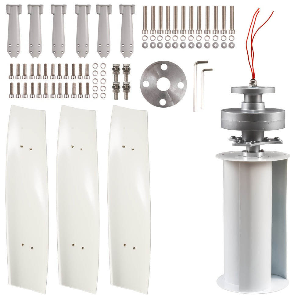 2KW Vertical Axis Maglev Wind Turbine 2000W Free Energy Household 12V 24V Wind Turbine Low Speed Low Noise camping RV, Wind Turbine Generator Complete Kit, Wind Generator, Rv Power Supply, Camping Energy Solution, Compact Tur