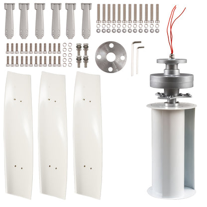 2KW Vertical Axis Maglev Wind Turbine 2000W Free Energy Household 12V 24V Wind Turbine Low Speed Low Noise camping RV, Wind Turbine Generator Complete Kit, Wind Generator, Rv Power Supply, Camping Energy Solution, Compact Tur