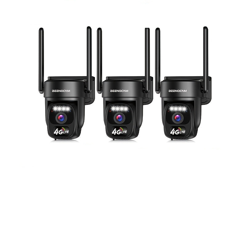 4G Outdoor Beveiligingscamera Set – Draadloze Beveiligingscamera – Surveillance Camera – Buiten Camera – Security Camera – Zonne-energie – Automatische Bewegingsdetectie Met Volgfunctie