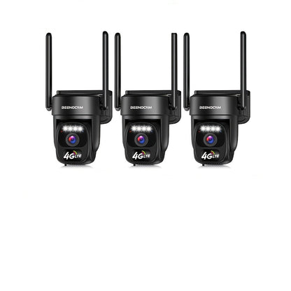 4G Outdoor Beveiligingscamera Set – Draadloze Beveiligingscamera – Surveillance Camera – Buiten Camera – Security Camera – Zonne-energie – Automatische Bewegingsdetectie Met Volgfunctie