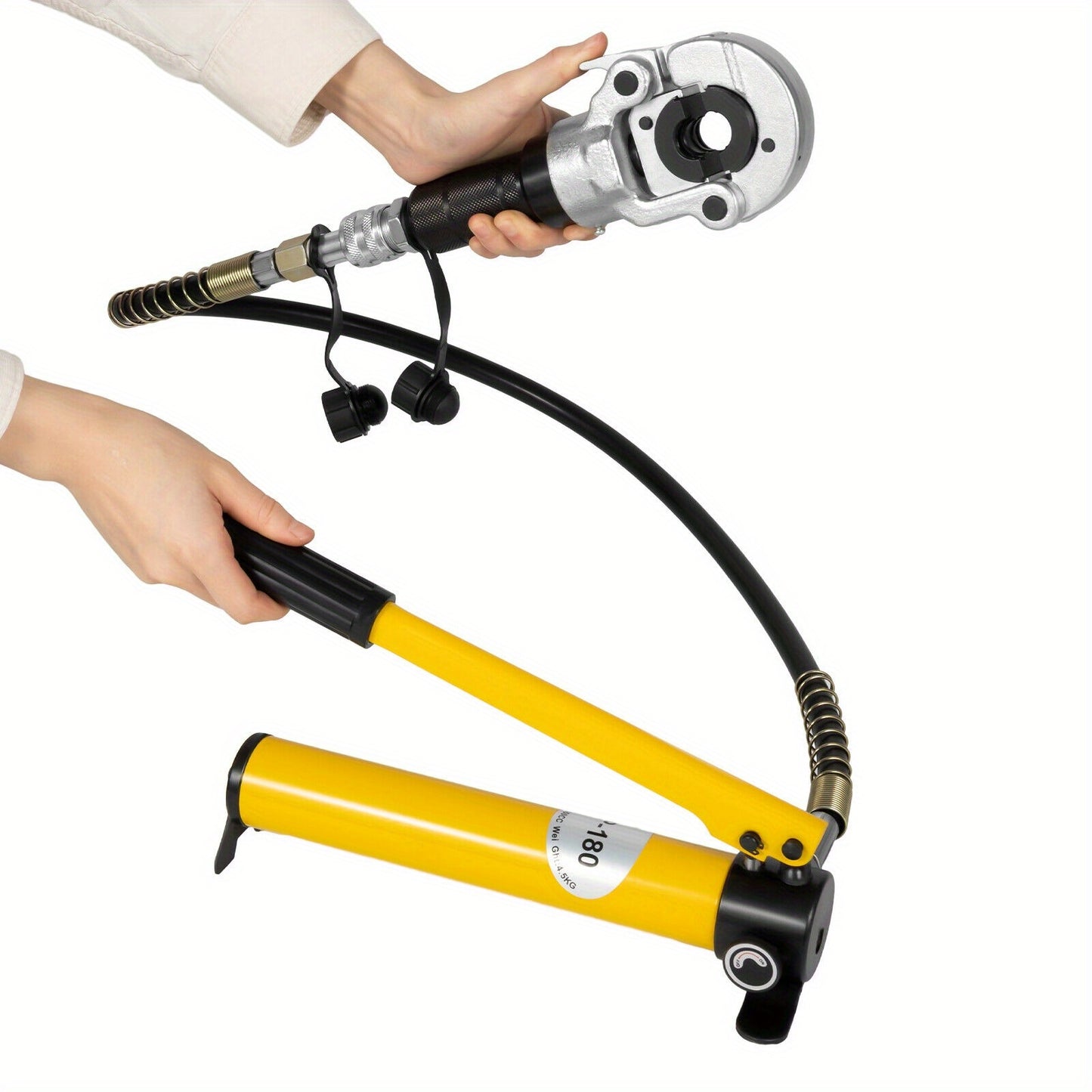 Hydraulische Krimptang – Pers Tang – Buizen Krimptang – Kabels Knijptang – Pijpen Persgereedschap – 6 Ton Perskracht – 360° Draaibare Kop
