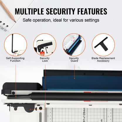 Snijmachine – Papierknipper – Guillotine – Papiercutter – Snijmachine A4 – 30 cm Snijlengte – Tot 400 Vellen Capaciteit