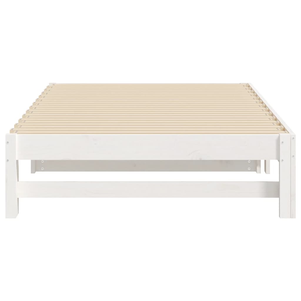 Slaapbank – Slaapstoel – Logeerbed – Bedbank – Zetelbed – Massief Grenenhouten Frame – 205,5x198x30 cm