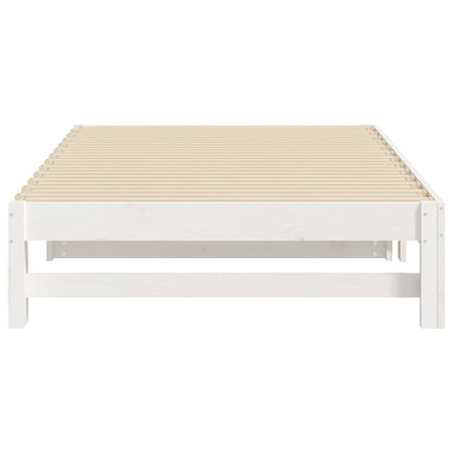 Slaapbank – Slaapstoel – Logeerbed – Bedbank – Zetelbed – Massief Grenenhouten Frame – 205,5x198x30 cm
