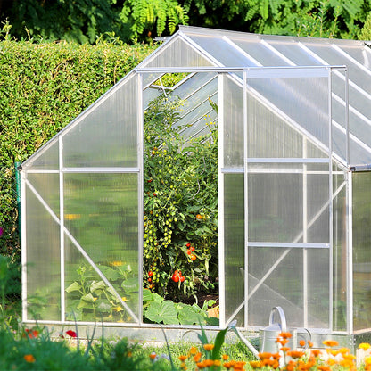 Polycarbonaatplaat – Kunststofplaat – Kanaalplaat – Dubbelwandige Plaat – Tuinplaat – UV-bestendig – 4 mm Dikte – 60,5 x 121 cm – Lichtdoorlatend – Schokbestendig