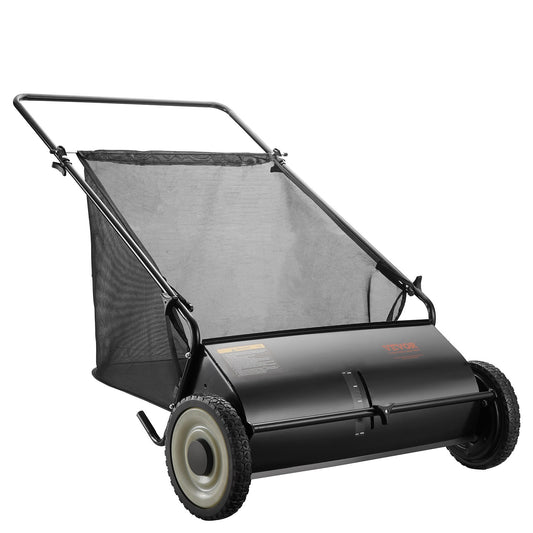 Bladveger – Tuinveger – Bladzuiger – Bladreiniger – Veegwagen – 66 cm Veegbreedte – Grote Opvangzak 190 L