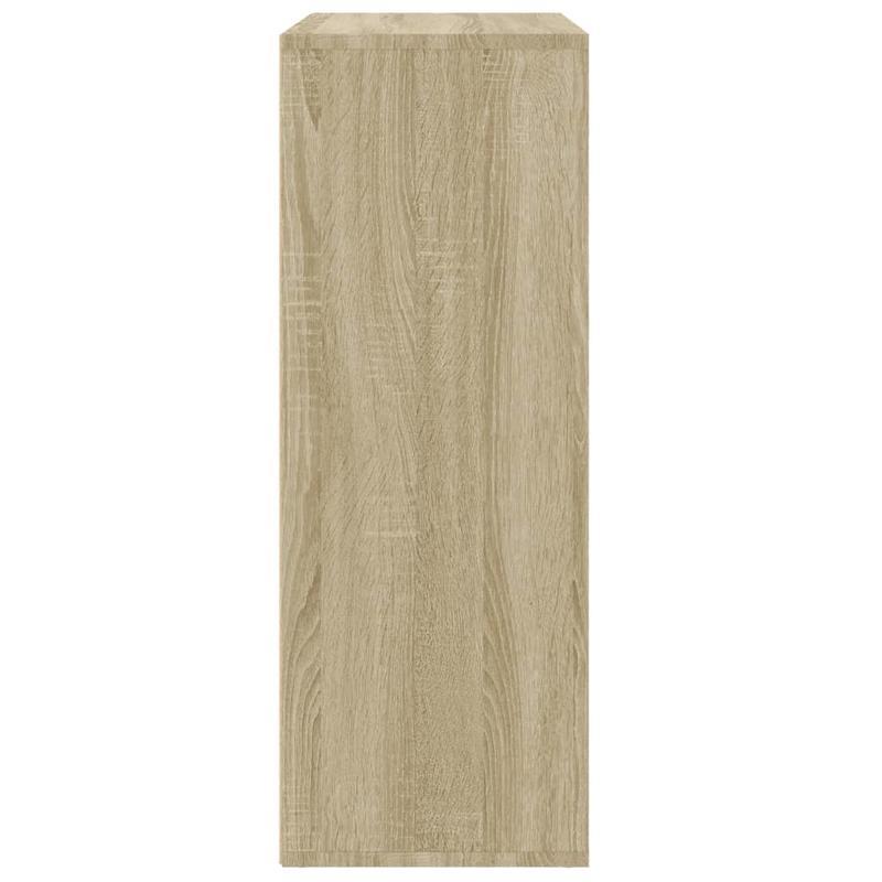 Sideboards (2pcs). Sonoma oak, 60 x 31 x 84cm. This storage cabinet offers ample storage space for neatly storing various items and keeping your room organized.