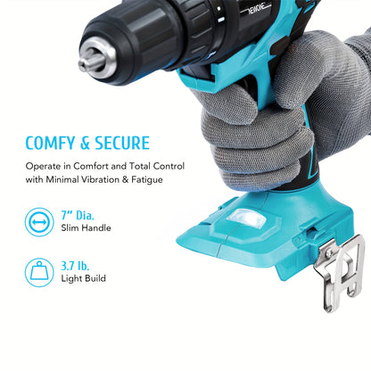 5-in-1 Accu Gereedschap – Boormachine – Reciprozaag – Decoupeerzaag – Multitool – Schuurmachine – 2x 18V 2000mAh Lithium-Ion Batterijen – Snel Wisselmechanisme
