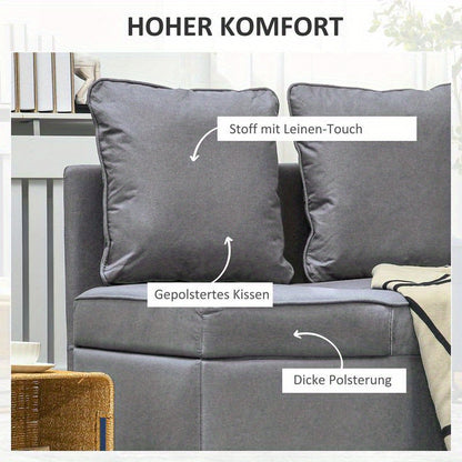 Multifunctionele Slaapstoel – Slaapbank – Slaapfauteuil – Zetelbed – Opklapbare Fauteuil – Ruimtebesparend Ontwerp – Comfortabele Foam Bekleding – Donkergrijs