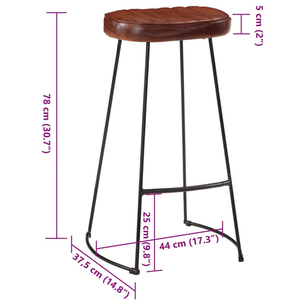 Barset – Barsets – Bar Set – Tuinbarset – Tuinbarsets – Massief Mango Hout – Industrieel Metaal Frame - Bruin
