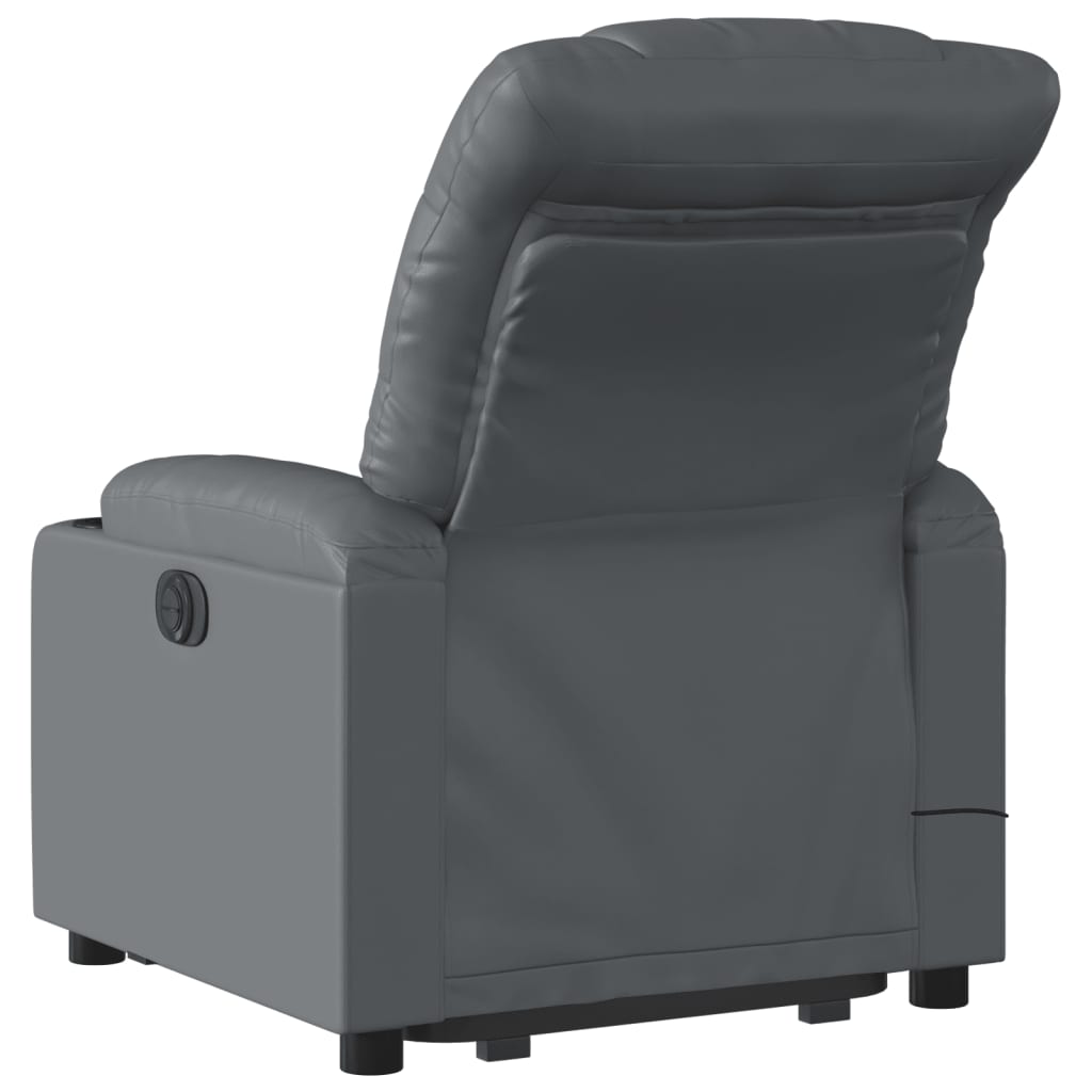 Sta-op Stoel Elektrisch – Verstelbare Fauteuil – Relaxstoel – Elektrische Relaxfauteuil – Stoel Met Sta-op Functie – Kunstleer Bekleding – Tot 135 Graden Verstelbaar