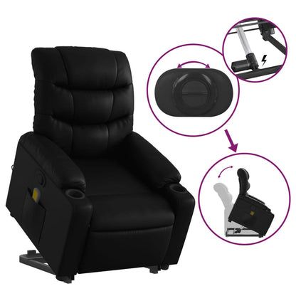 Elektrisch Verstelbare Sta-Op Stoel – Sta Op Stoel – Relaxfauteuil – Elektrische Relaxstoel – Verstelbare Fauteuil – Liftfunctie – Kunstleer Bekleding