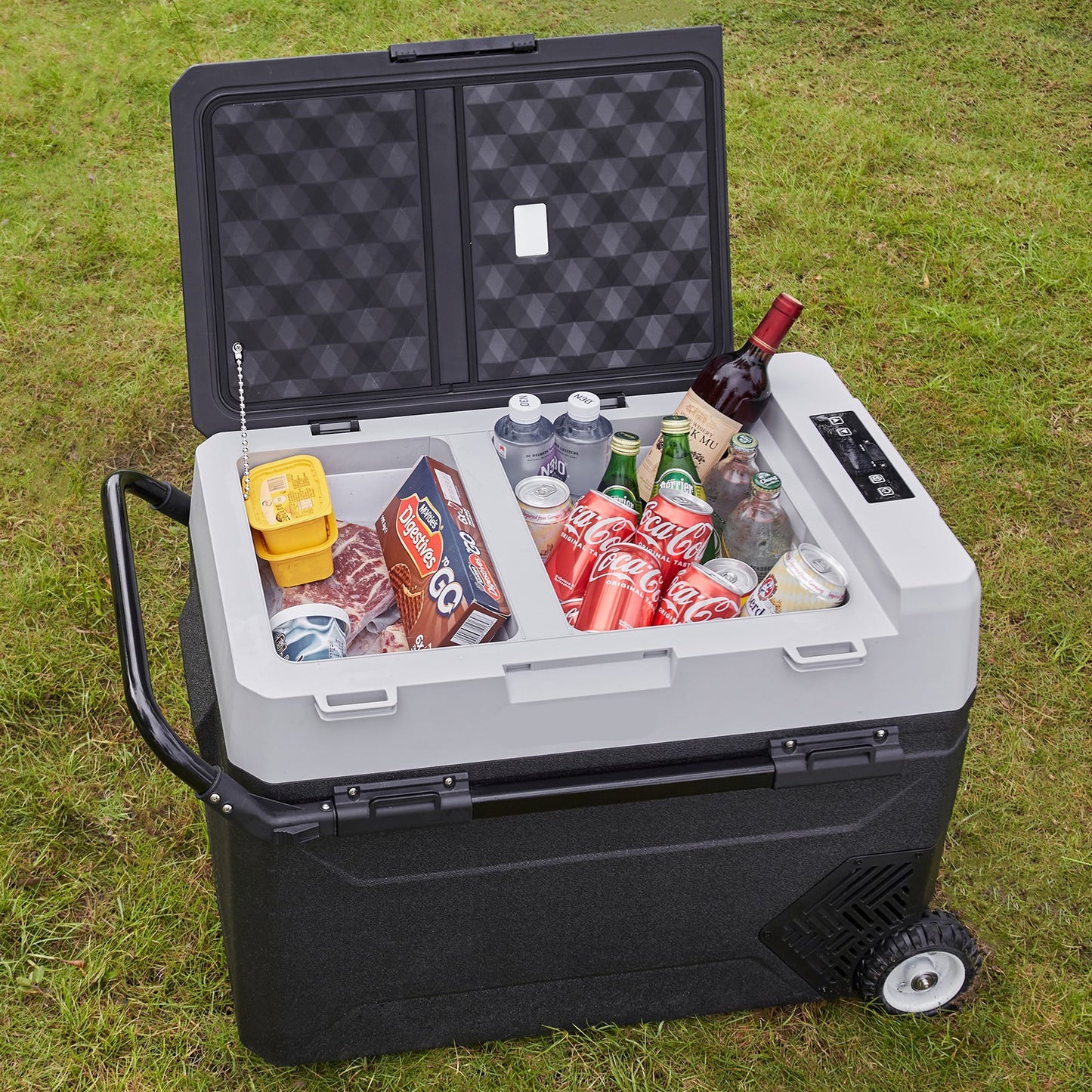 Koel- En Vrieskast – Compacte Koelbox – 12V Koelkast – Mobiele Koelvrieskast – Snel Koelen – Stil En Energiezuinig