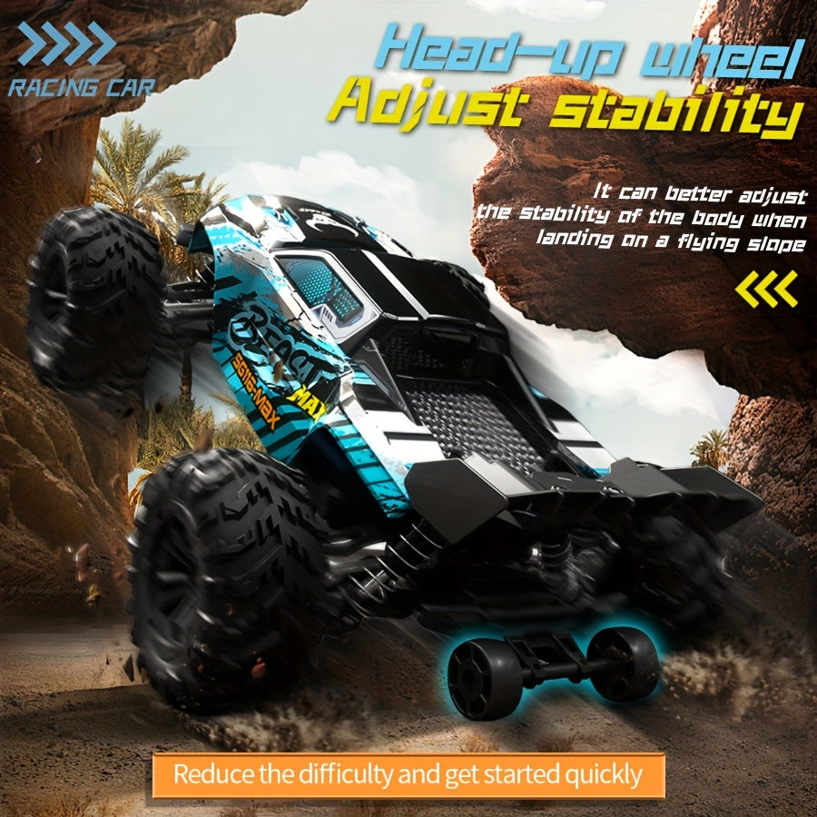 RC Auto – Bestuurbare Auto – RC Truck – Afstandsbestuurbare Auto – 1:16 Schaal – Brushless Motor 4000KV – Dual Batterijen – 75 km/h – 4WD
