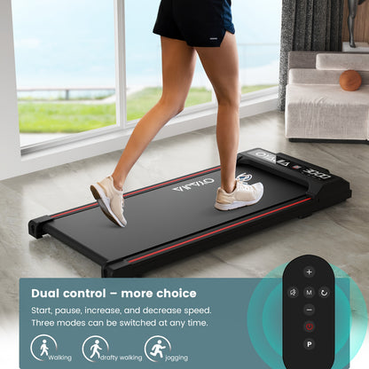 Loopband – Wandelband – Walking Pad – Treadmill – Hometrainer – Inklapbaar – 37,5x90 cm Loopvlak – Draadloze Afstandsbediening en App