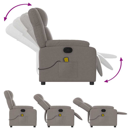 Massagestoel – Massagefauteuil – Relaxstoel – Elektrische Stoel – Verstelbare Fauteuil – 6 Massagepunten – Elektrisch Verstelbaar Tot 135°