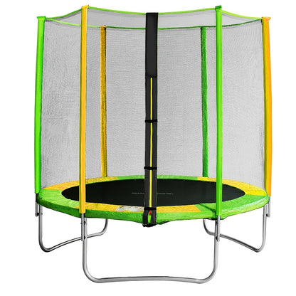 Tuintrampoline met Veiligheidsnet – Ø150 cm – Buiten Trampoline met Beschermrand en Stevig Frame – Voor Kinderen en Gezinsplezier