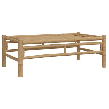 Bamboe Lounge Set – Buitenmeubilair – Tuinmeubilair – 2-Zits Bank – Duurzaam Hard Bamboe – Comfortabele Zithouding