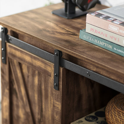 Kast met Schuifdeuren – Opbergkast – Dressoir – Boekenkast – Schoenenkast – Verstelbare Planken – Ruimtebesparend Design – 120x70x40 cm