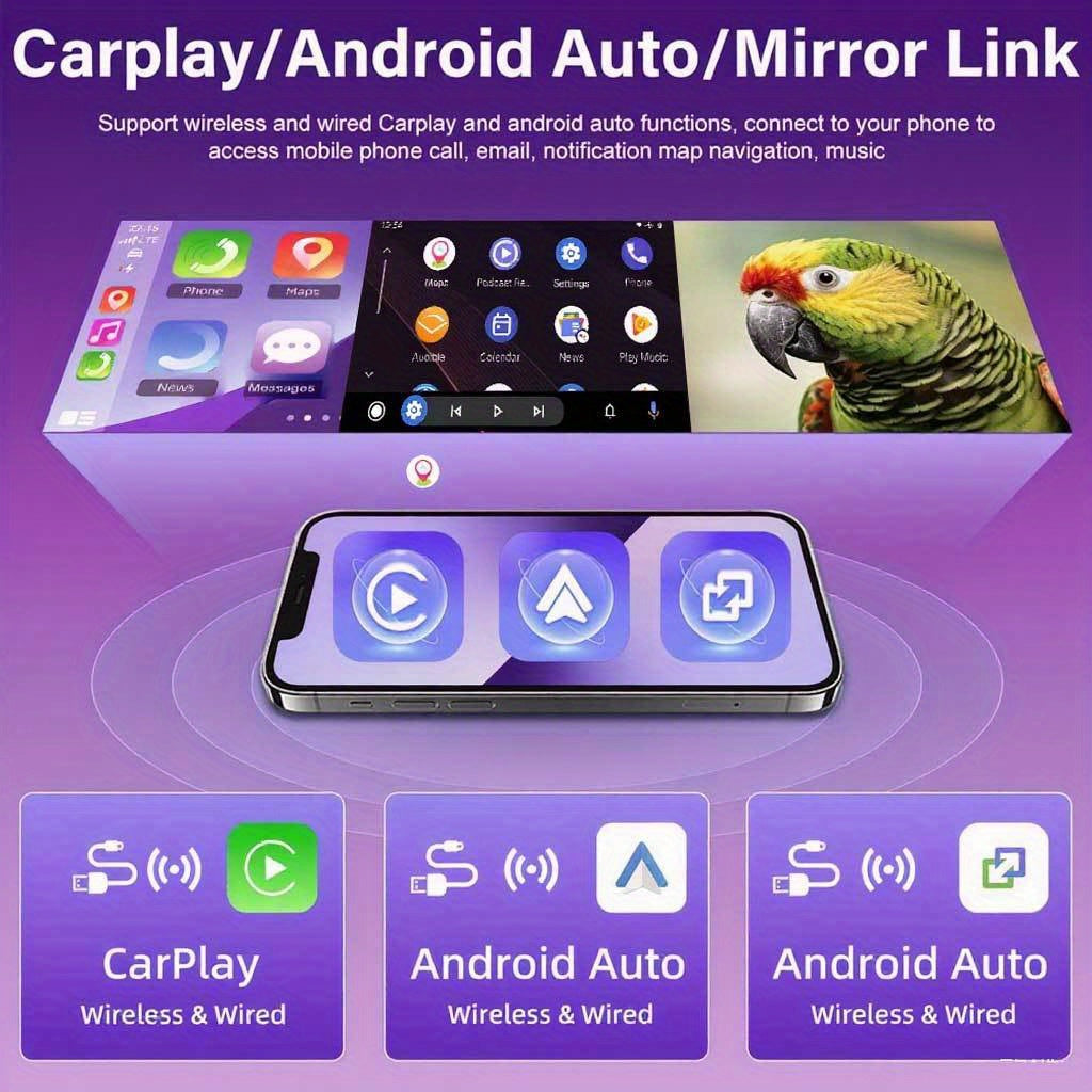 Car Stereo Renault Master – Autoradio – Multimedia Systeem – Navigatie Unit – Dashbord Headunit – 10,1 Inch HD Touchscreen – Draadloos CarPlay & Android Auto – Inclusief AHD Achteruitrijcamera & Stuurbediening