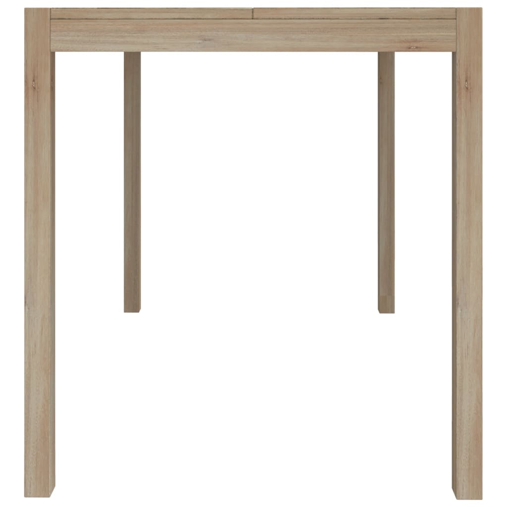 Eettafelset – Houten Tafelset – Dinerset – Eetkamerset – Set van 6 - Acaciahouten Meubel – Massief Acaciahout – Stevige Constructie