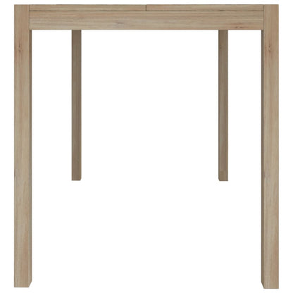 Eettafelset – Houten Tafelset – Dinerset – Eetkamerset – Set van 6 - Acaciahouten Meubel – Massief Acaciahout – Stevige Constructie