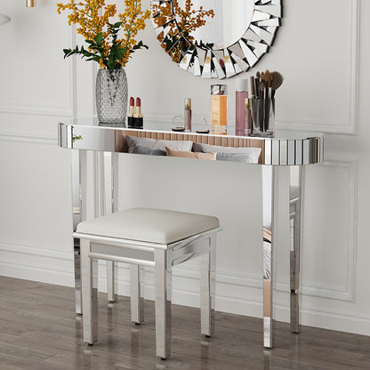 Sidetable – Consoletafel – Haltafel – Wandtafel – Dressoir – Hoogglans Spiegelglas – 120 cm Breed