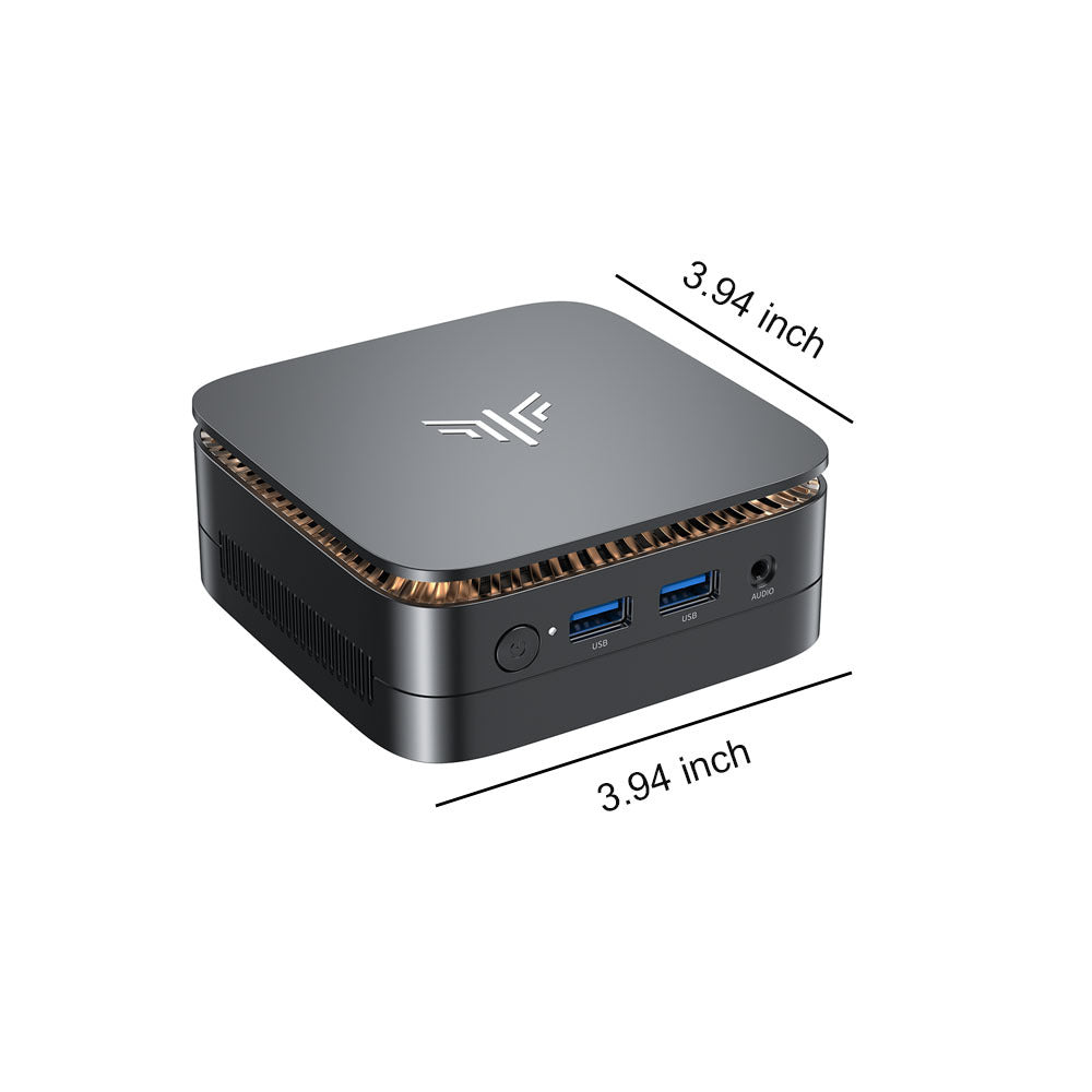 Mini Computer – Mini PC – Compact Desktop – Kleine PC – Energiezuinige Computer – 16GB RAM – 512GB SSD – Intel N95 – Dual 4K @60Hz Displays